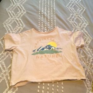 “Happiness is nature” t-shirt from Bixby Nomad